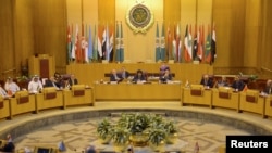 Các đại diện Liên đoàn Ả Rập gặp tại Cairo để thảo luận khả năng Mỹ dời đại sứ quán ở Israel tới Jerusalem, ngày 5/12/2017.