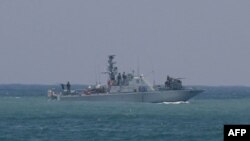 Իսրայելի Աշդոդ նավահանգստից դուրս եկած ռազմանավ, 19 հուլիսի 2011թ.