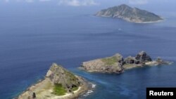 Parte del archipiélago en disputa en el Mar del Este de China, Los japoneses lo llaman Senkaku, y los chinos Diaoyu.