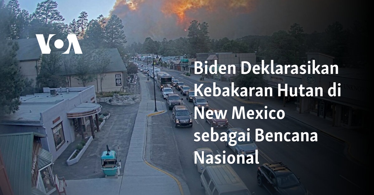 Biden Deklarasikan Kebakaran Hutan di New Mexico sebagai Bencana Nasional
