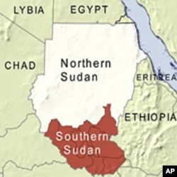 Map of Northern and Southern Sudan