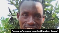 Le journaliste Jean-Bosco Nshimirimana, correspondant local de la radio privée Isanganiro, Burundi, 7 février 2018. (Facebook/radio Isanganiro)