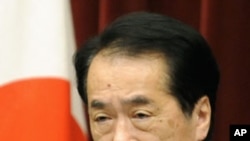 Japanese Prime Minister Naoto Kan (file)