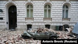 Uništen automobil u centru Zagreba