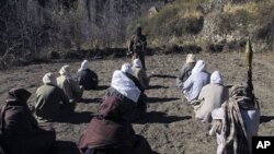 Phiến quân Taliban ở Pakistan tại một trại huấn luyện ở Nam Waziristan dọc theo biên giới với Afghanistan (ảnh tư liệu)