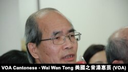 香港時事評論員劉銳紹表示，新聞自由是維持香港一國兩制的重要因素 (美國之音湯惠芸)