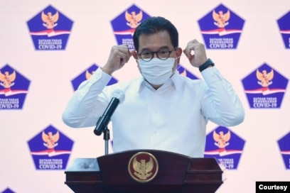 Jubir Satgas Penanganan COVID-19 Prof Wiku Adisasmito dalam telekonferensi pers di Istana Presiden , Jakarta, Selasa (6/10) mengatakan positivity rate di Indonesia tiga kali lipat dari standar WHO (Setpres RI)