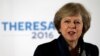 Britain's Home Secretary Theresa May speaks during her Conservative party leadership campaign at the Institute of Engineering and Technology in Birmingham, Britain July 11, 2016. (Reuters)