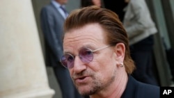 Bono, vokalis band U2. (Foto: dok.)