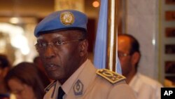 Le chef de la MINUSCA, le général Babacar Gaye, a réitéré son appel à la réconciliation nationale en Centrafrique (AP)