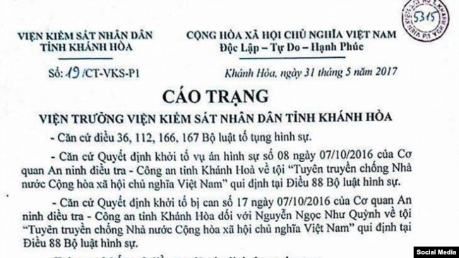 Bản cáo trạng đối với Blogger Mẹ Nấm - Facebook Nguyen Thi Tuyet Lan