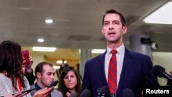 資料照：共和黨聯邦參議員科頓（Sen. Tom Cotton, R-AR）