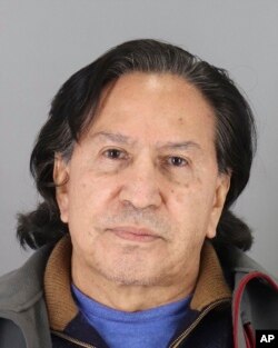 Alejandro Toledo is seen in this photo released, March 18, 2019, by the San Mateo County Sheriff's Office.