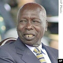 Rais mstaafu wa Kenya Daniel Arap Moi.