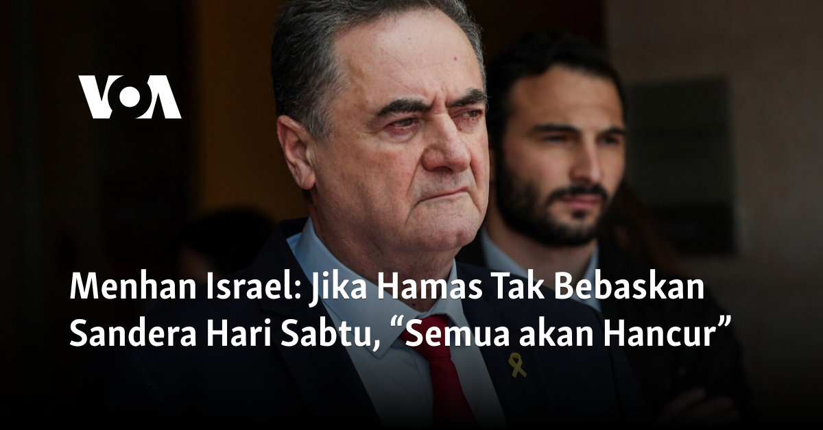 Jika Hamas Tak Bebaskan Sandera Hari Sabtu, “Semua akan Hancur”