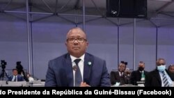 Umaro Sissoco Embaló, Presidente da Guiné-Bissau, na Conferência do Clima COP26