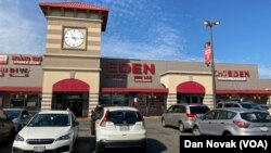 The Eden Center's clock tower is a copy of a clocktower in Saigon. The center is also named for a marketplace in Saigon. (Dan Novak)