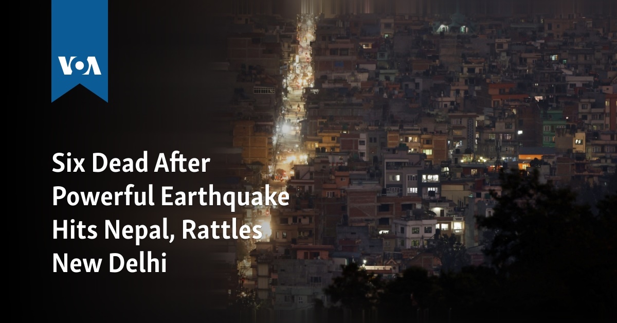 Six dead after strong earthquake hit Nepal, New Delhi rattles