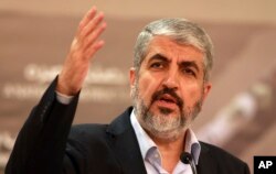 Hamas leader Khaled Mashaal.