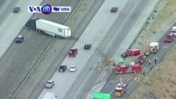 Manchetes Americanas 26 de Julho: Camião colide contra carro de bombeiros