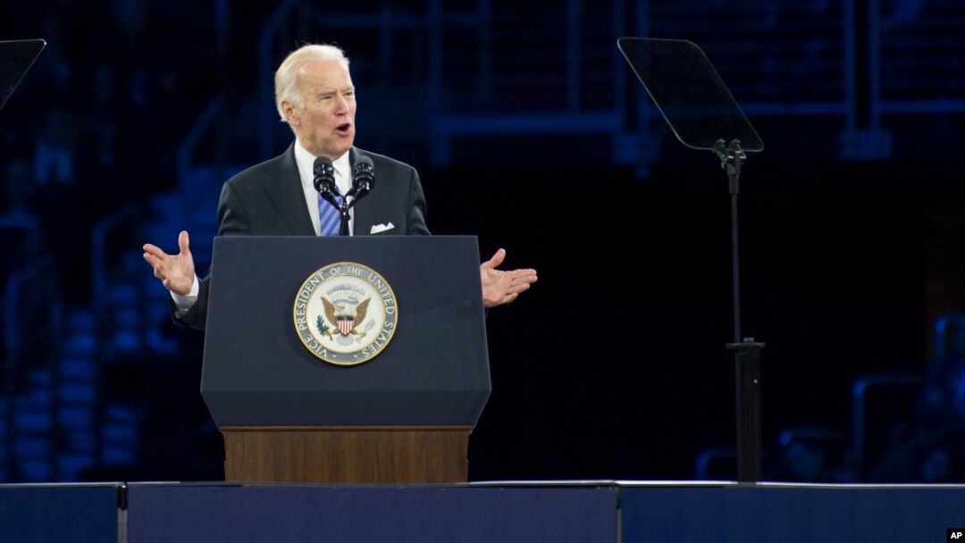 Vice President Joe Biden addresses the American Israel Public Affairs Committee (AIPAC) Policy Conference in Washington, Sunday, March 20, 2016.