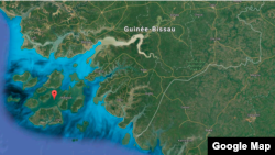 L'archipel d'Afrique de l'Ouest, Bijagos, qui compte 88 îles, en Guinée-Bissau.