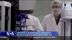 Vaksina e kompanisë Moderna, 94.5% e efektshme në parandalimin e COVID-19