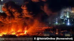 تصویر منتسب به حمله هوایی شنبه‌شب در غرب تهران (آرشیو از ۸ فروردین ۱۴۰۵)