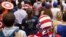 Fans watch the United States take on Belgium in their World Cup round of 16 match, at an event in Seattle, Washington, July 1, 2014.