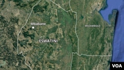 eSwatini map