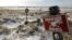 A mine field from the 1982 Falklands War between Britain and Argentina is seen near Stanley, Falkland Islands, June 10, 2012.