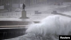 26일 플로리다 키웨스트를 지난 허리케인 '아이작'.