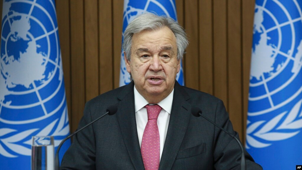 Tổng thư ký Liên Hiệp Quốc Antonio Guterres.