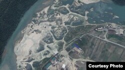 지난해 6월 24일에 촬영한 북한 영변 핵 시설의 위성 사진. '지오아이(GeoEye)' 제공.