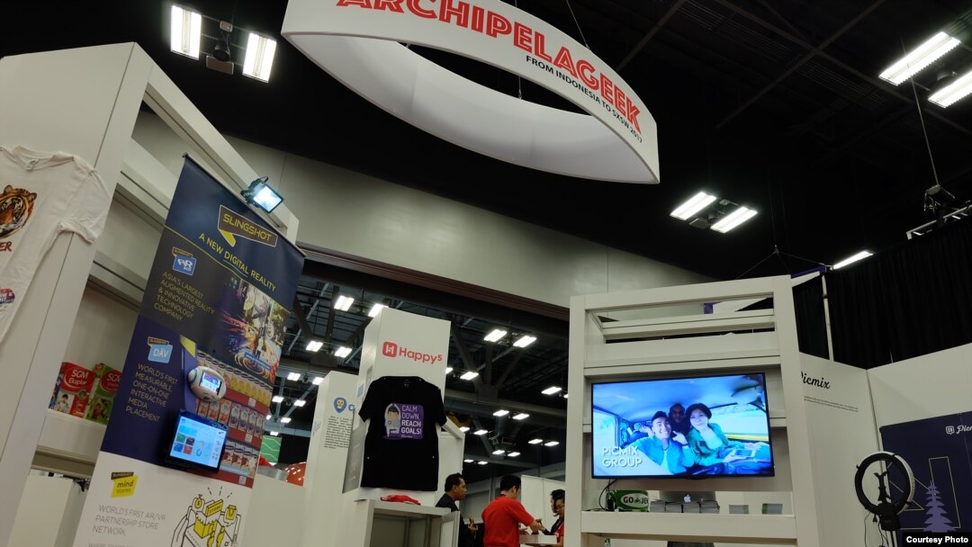 Paviliun Indonesia "Archipelageek" di Konferensi dan Festival South by Southwest (SXSW) di Austin, Texas. (Foto courtesy: WIR).