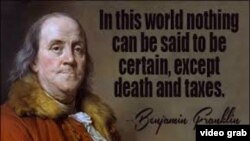 Benjamin Franklin on Death and Taxes