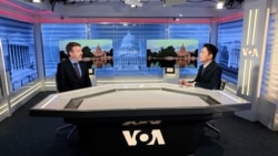 제임스 히난 유엔 인권최고대표사무소 서울사무소장이 10월 22일 VOA 찾아 인터뷰를 진행하고 있다.