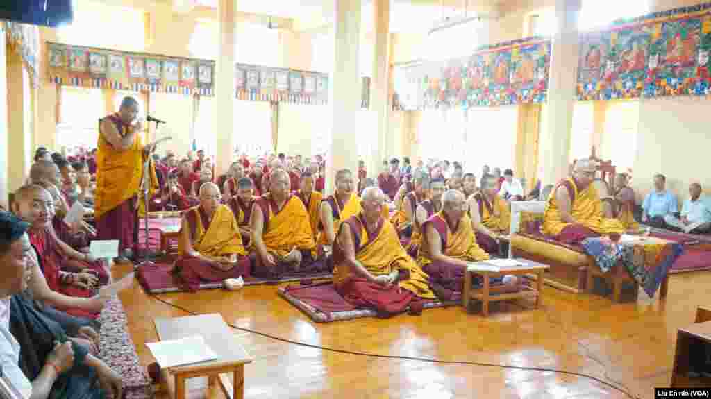 July 19, 2012 - Central Tibetan Administration&rsquo;s Department of Religion and Culture held a public prayer for late Lobsang Lozin&nbsp; who is&nbsp; reported to have died after setting himself ablaze on July 17.