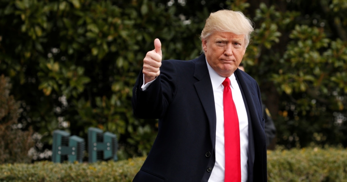 Trump Gives Himself an A+ as President