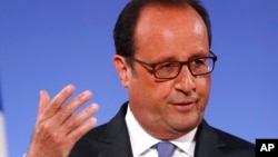 El presidente francés, Francois Hollande, es escéptico sobre un acuerdo comercial con EE.UU. este año.