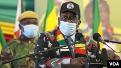 UMongameli Emmerson Mnangagwa ukhangelelwe ukuba uzafika ngeSonto kwele Scotland (Columbus Mavhunga/VOA)