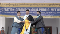 སྲིད་སྐྱོང་བློ་བཟང་སེངྒེ་སྦེལ་ཀོབ་གཞིས་སུ་ཕེབས་པ།