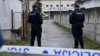 Police secure access to the elementary school where a 7-year-old girl died and a teacher and five other students were wounded in a knife attack in Zagreb, Croatia, on Dec. 20, 2024.