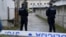 Police secure access to the elementary school where a 7-year-old girl died and a teacher and five other students were wounded in a knife attack in Zagreb, Croatia, on Dec. 20, 2024.