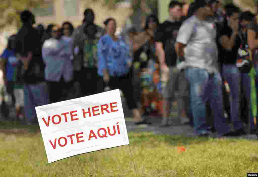 ریاست فلوریڈا کا ایک پولنگ اسٹیشن