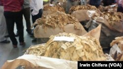 Tobacco auction in Harare