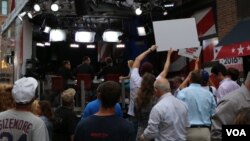 የሬፖብሊካን ጉባዔ በሚካሄድበት አዳራሽ ተቃውሞ መሰማቱን ተገለጸ