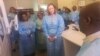 U.S Ambassador Pamela Tremont visiting Mpilo Hospital