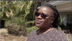 Ratidzai Moyo, a program manager at children's rights group Childline Zimbabwe says her organization has noted an increase in the number of youngsters being forced into working to survive. (C. Mavhunga/VOA)