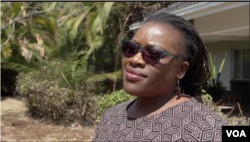 Ratidzai Moyo, a program manager at children's rights group Childline Zimbabwe says her organization has noted an increase in the number of youngsters being forced into working to survive. (C. Mavhunga/VOA)